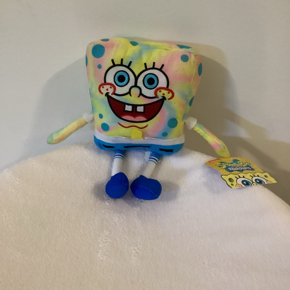 SpongeBob SquarePants Yellow and Blue Stuffed Animal